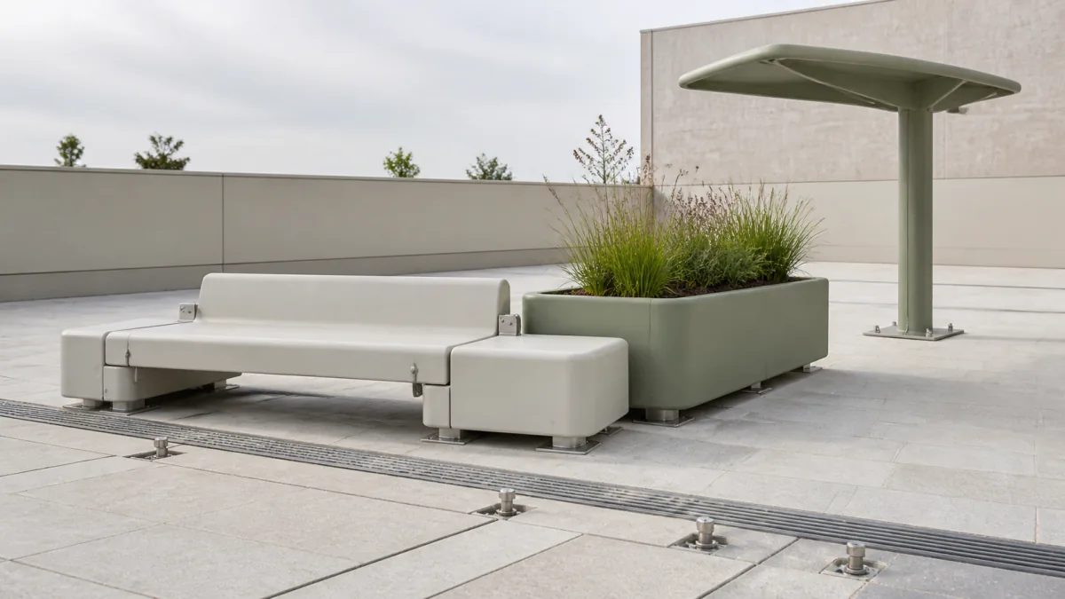 FRP Urban Furniture Project Planning for Public Spaces