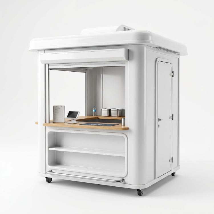 FRP Beach Service Booth