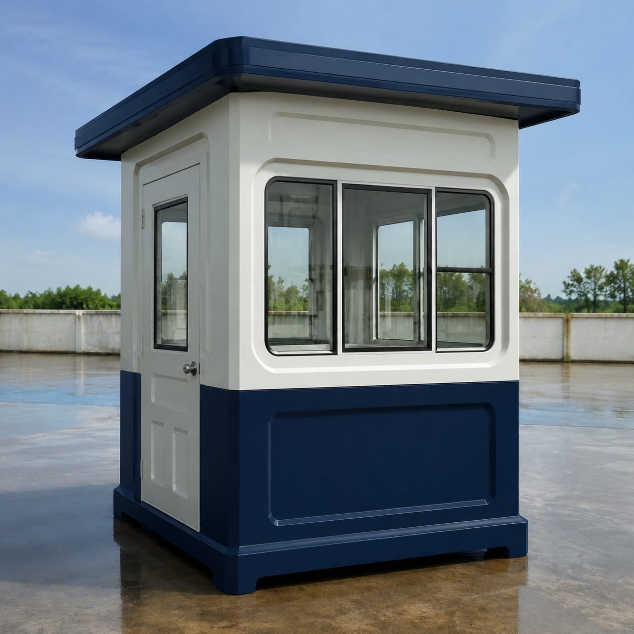 FRP Border Control Booth