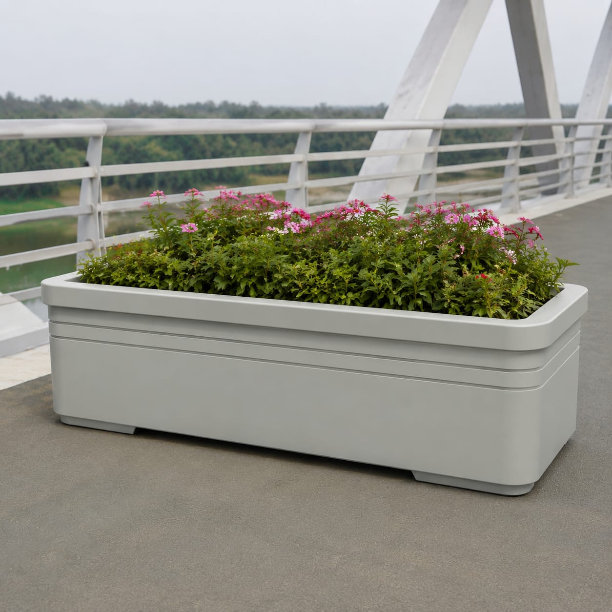 FRP Bridge Planter Box