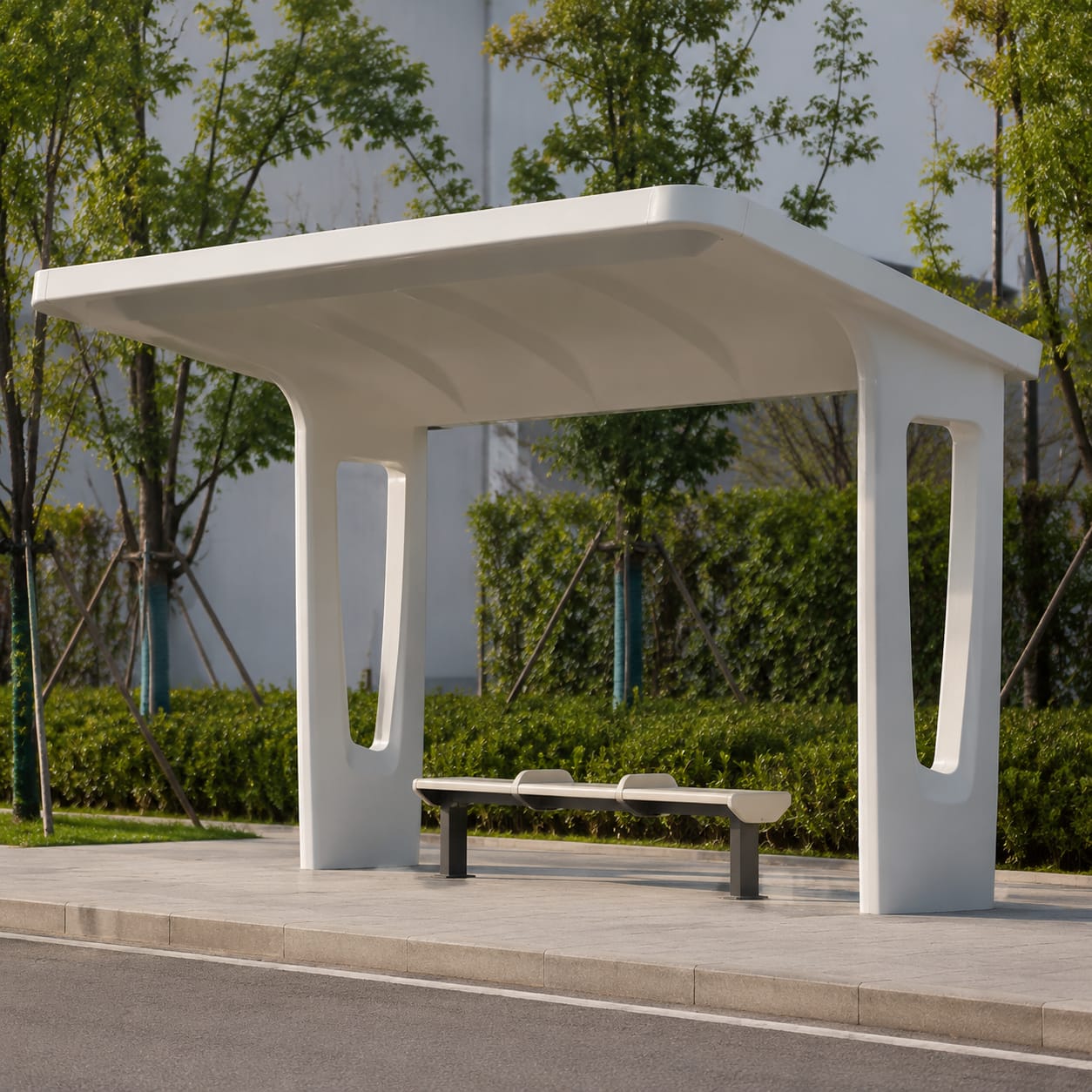 FRP Bus Stop Canopy