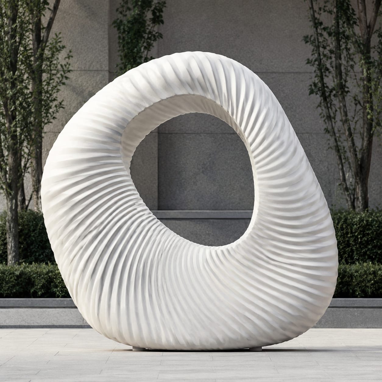 FRP Courtyard Feature Sculpture