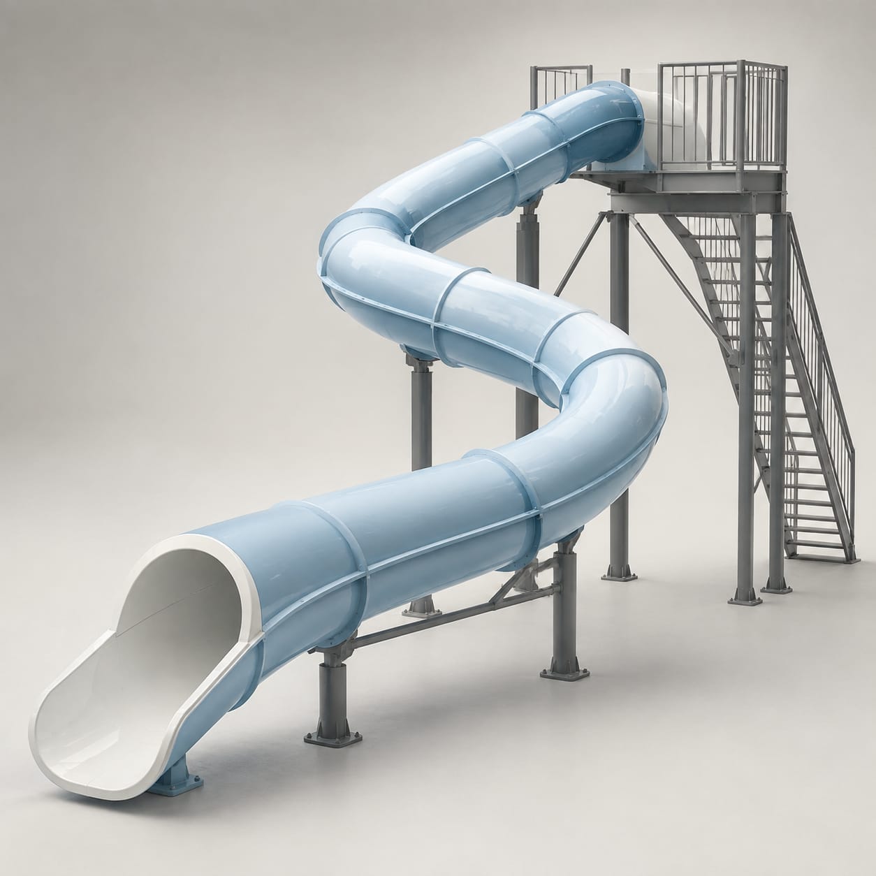 FRP Enclosed Body Water Slide