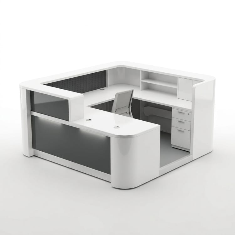 FRP Entrance Reception Booth
