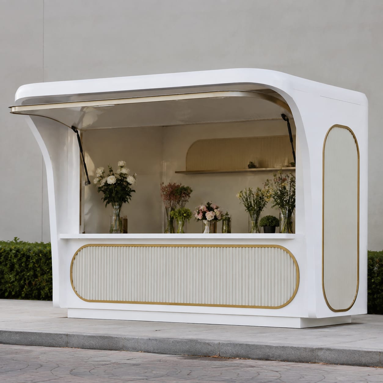 FRP Flower Shop Kiosk