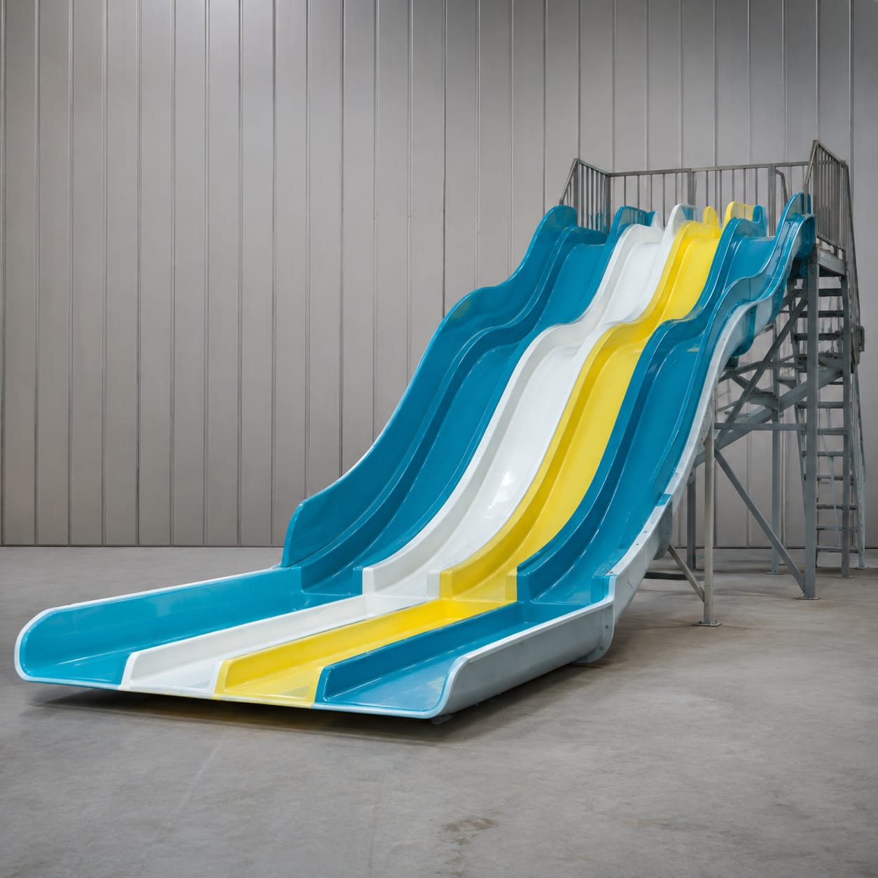 FRP Multi-Lane Water Slide