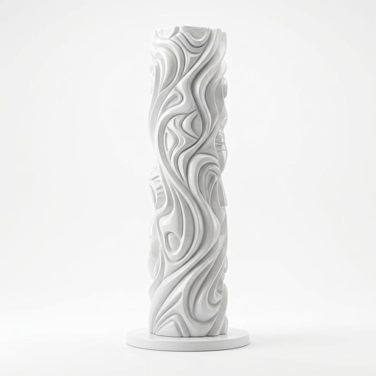 FRP Public Art Sculpture Column