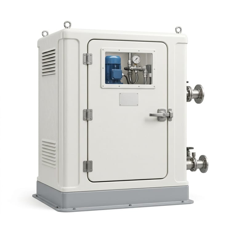 FRP Pump Station Enclosure