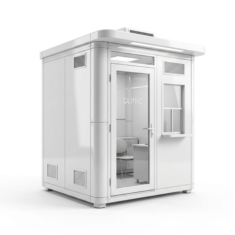 FRP Temporary Clinic Booth
